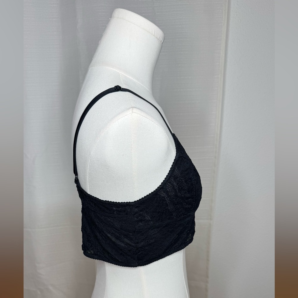 *NWOT* INTIMATELY BY FREE PEOPLE‎ STRETCH LACE CROP BUSTIER BRALETTE. - Picture 3 of 5
